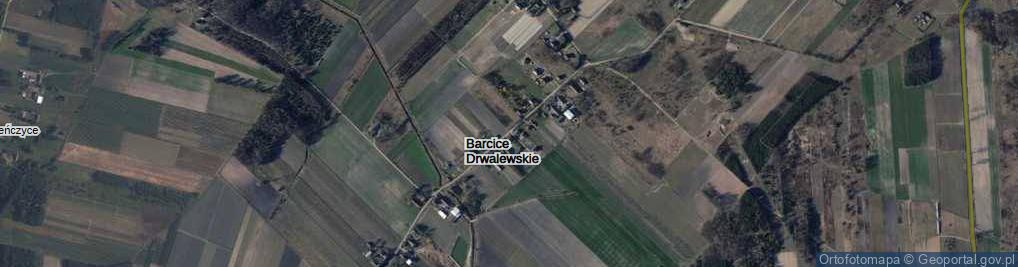 Zdjęcie satelitarne Barcice Drwalewskie ul.